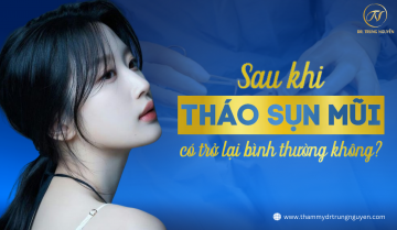 Tháo sụn mũi có trở lại bình thường không? Bác sĩ Trung Nguyễn giải đáp