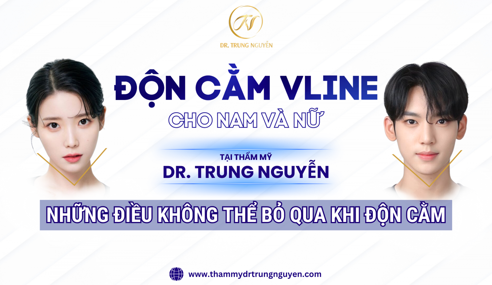 Độn cằm v line cho nam và nữ - Những điều không thể bỏ qua 