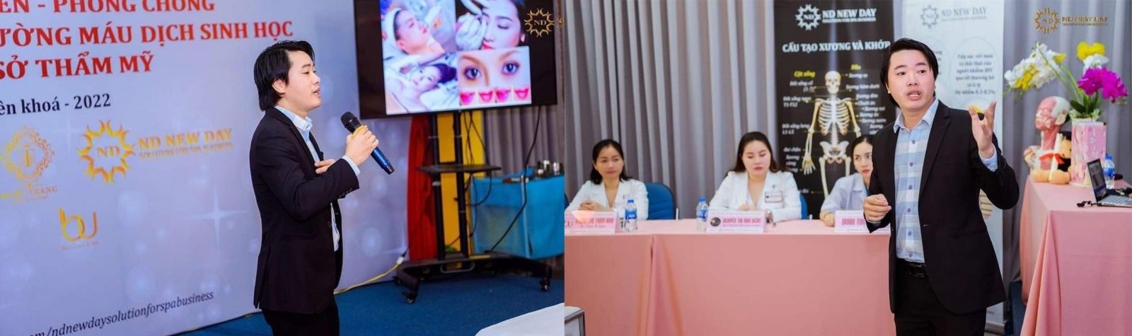 Bác sĩ Trung Nguyễn tham gia đào tạo lớp y tế phòng chống lây nhiễm qua đường máu và sinh dịch học